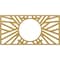 Ekena Millwork Hoover Architectural Grade PVC Pierced Ceiling Medallion, Gold, 40"W x 20"H x 14 3/4"ID x 1"P CMPP40X20HOSGO - alternate 1